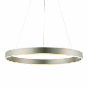Pendelleuchte Endon LED Silber 60 cm 42W dimmbar 3000K Stahl Acryl Gen 80572 small 0