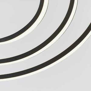 Deckenleuchte Endon Avali 80682 LED schwarz 3000K Aluminium Acryl Stahl small 1