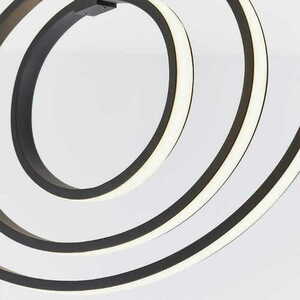 Deckenleuchte Endon Avali 80682 LED schwarz 3000K Aluminium Acryl Stahl small 2