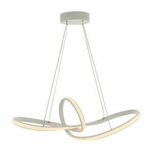 Pendelleuchte Endon Paradox 80683 Weiß LED 60 cm Stahl Kunststoff small 0