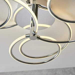 Deckenleuchte Endon Eterne 81886 LED 60 cm Chrom Weiß dimmbar small 5