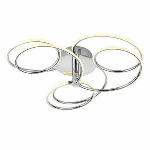 Deckenleuchte Endon Eterne 81886 LED 60 cm Chrom Weiß dimmbar small 0