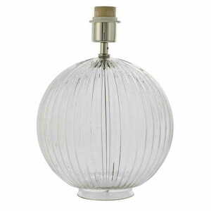 Stehleuchte Endon Jemma Transparent Weiß Nickel E27 81896 small 0