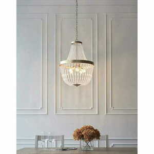 Pendelleuchte Endon Celine 5-flammig Gold/Transparent E14 Ø45 cm small 1