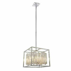 Pendelleuchte Endon Acadia 4-flammig Chrom Kristall E14 dimmbar 81930 small 8
