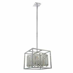 Pendelleuchte Endon Acadia 4-flammig Chrom Kristall E14 dimmbar 81930 small 9
