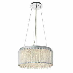 Pendelleuchte Endon Galina Chrom Kristall 12-flammig 51 cm 81981 small 0