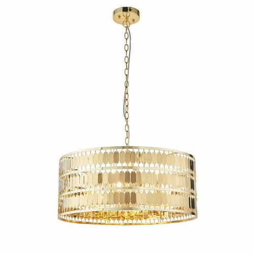 Prüfen Pendelleuchte Endon Eldora 90299 Gold 5-flammig E14 Dimmbar