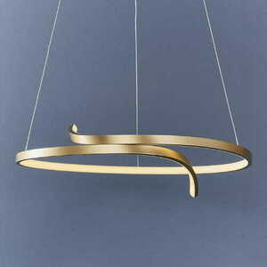 Pendelleuchte Endon Rafe 90323 LED dimmbar Gold Weiß Ø57 cm small 4