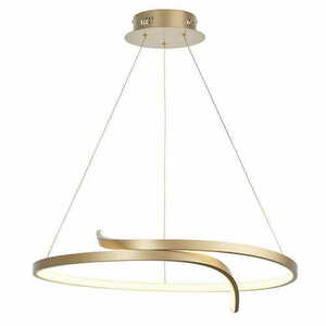 Pendelleuchte Endon Rafe 90323 LED dimmbar Gold Weiß Ø57 cm small 0