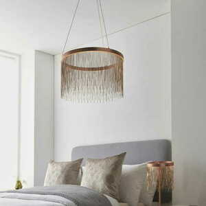 Pendelleuchte Endon Zelma Kupfer LED Ø45 cm 92178 small 2