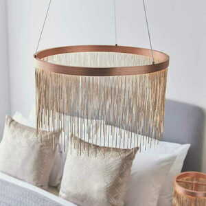 Pendelleuchte Endon Zelma Kupfer LED Ø45 cm 92178 small 3