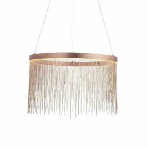 Pendelleuchte Endon Zelma Kupfer LED Ø45 cm 92178 small 0