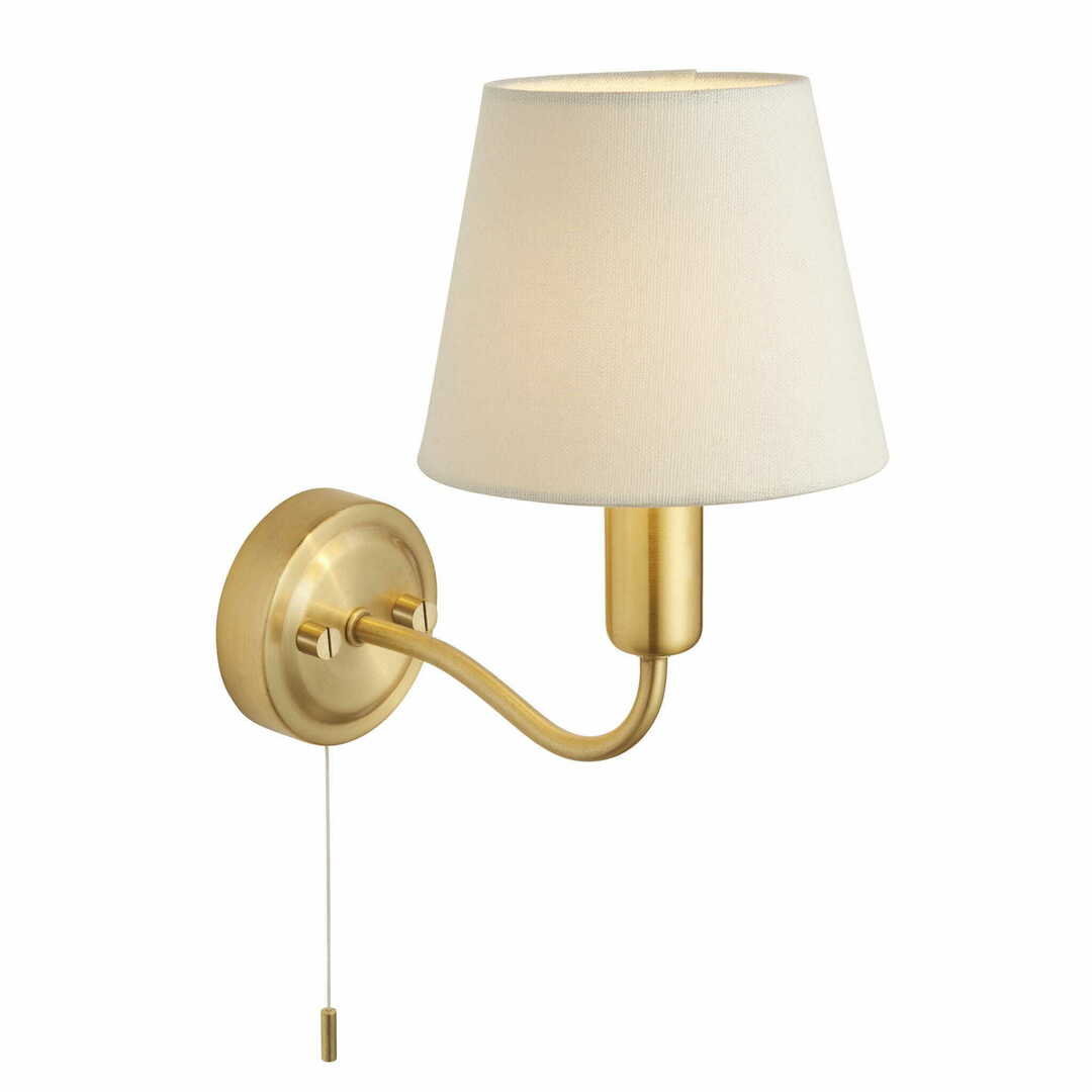 Nástenné svietidlo Endon Conway Brass Ivory G9 IP44 93852