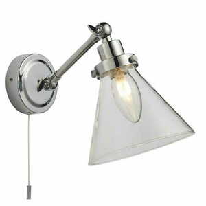 Wandleuchte Endon Faraday Chrom Transparent G9 IP44 93853 small 0