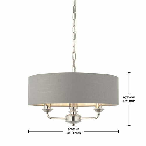 Prüfen Highclere Pendelleuchte 94377 Endon