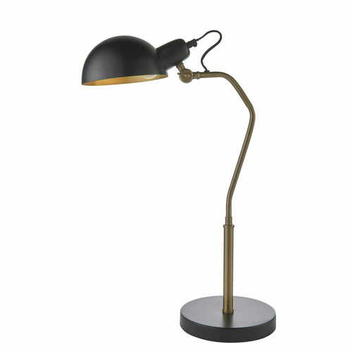 Prüfen Stehleuchte Endon Largo 95478 Messing Schwarz E14 Stahl Aluminium