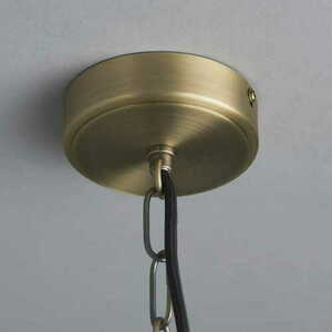 Endon Hurst Pendelleuchte Messing Transparent E27 LED dimmbar 95835 small 6