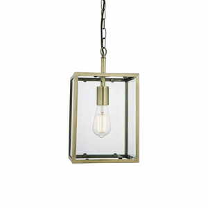 Pendelleuchte Endon Hadden aus Glas und Stahl transparent E27 95845 small 0