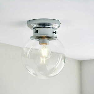 Deckenleuchte Endon Cheswick Chrom/Transparent IP44 E27 20 cm 96138 small 3