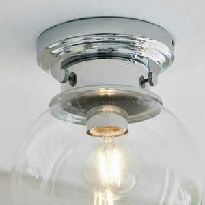 Deckenleuchte Endon Cheswick Chrom/Transparent IP44 E27 20 cm 96138 small 5