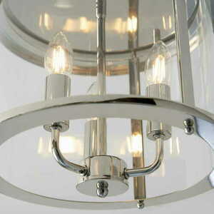 Deckenleuchte Endon Hampworth Nickel/Transparent 3-flammig E14 LED dimmbar 96153 small 5