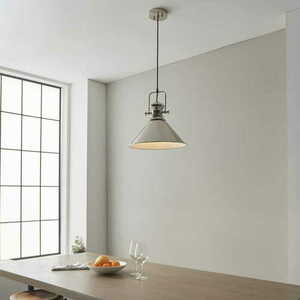 Pendelleuchte Endon Brampton Nickel Stahl E27 96178 small 3