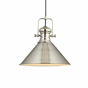Pendelleuchte Endon Brampton Nickel Stahl E27 96178 small 0