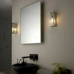 Wandleuchte Endon Newham Chrom Glas IP44 G9 96221 small 3