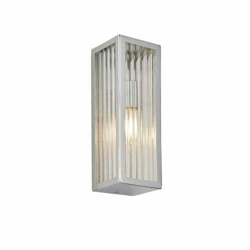 Prüfen Wandleuchte Endon Newham Chrom Glas IP44 G9 96221