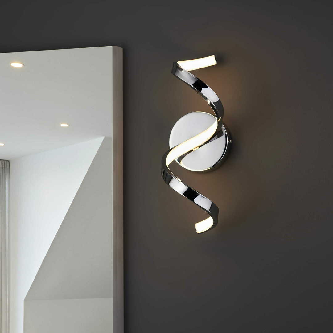 Aussicht Wandleuchte Endon Astral 96433 LED 3000K IP44 Chrom Weiß Wandleuchte Endon Astral 96433 LED 3000K IP44 Chrom Weiß
