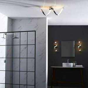 Wandleuchte Endon Astral 96433 LED 3000K IP44 Chrom Weiß 2 Wandleuchte Endon Astral 96433 LED 3000K IP44 Chrom Weiß small 2
