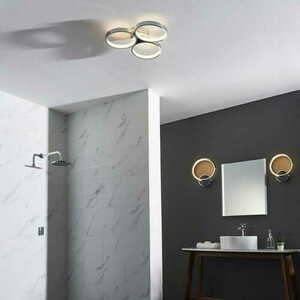 Wandleuchte Endon Radius Chrom LED IP44 3000K 10W 1100lm 96472 small 2