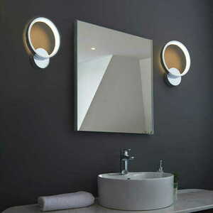 Wandleuchte Endon Radius Chrom LED IP44 3000K 10W 1100lm 96472 small 3