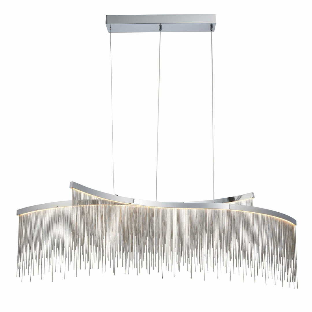 Závesné svietidlo Endon Orphelia 97219 LED chróm/striebro 2-plameňové