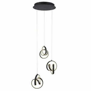 Pendelleuchte Endon Cosma 97623 LED 3-flammig schwarz 41,5 cm small 0