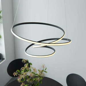 Pendelleuchte Endon Dune schwarz LED dimmbar 62 cm 5700 lm small 5