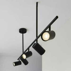 Deckenleuchte Endon Rez 98458 schwarz 5-flammig GU10 Stahl dimmbar small 1