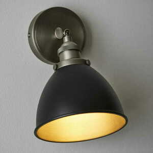 Deckenleuchte Endon Franklin schwarz silber Stahl E14 98560 small 1