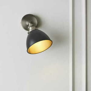 Deckenleuchte Endon Franklin schwarz silber Stahl E14 98560 small 4