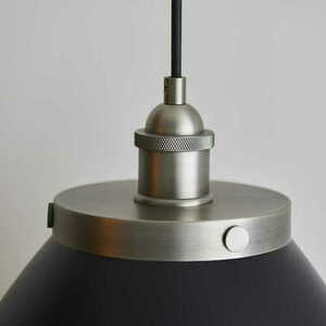 Pendelleuchte Endon Franklin schwarz Silber Stahl E27 33,5 cm 98749 small 6