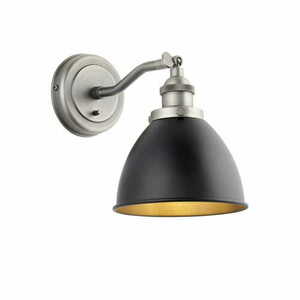 Wandleuchte Endon Franklin schwarz silber Stahl 98751 small 7