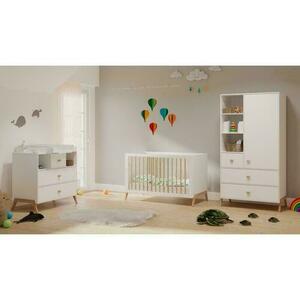 Marelia Evolutive Bett Rattan 60 x 120 - Neige small 1