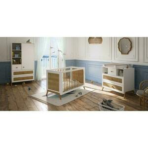 Marelia Evolutive Bett Rattan 60 x 120 - Neige small 9
