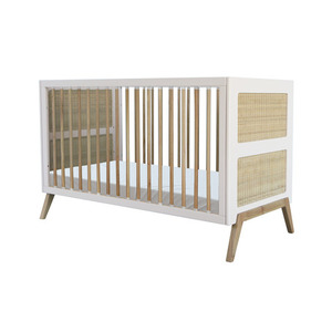 Marelia Multi-Evolutive Bett Rattan 70 x 140 - Neige small 12