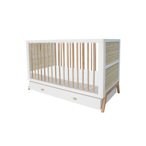 Marelia Multi-Evolutive Bett Rattan 70 x 140 - Neige small 14