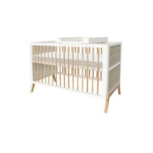 Marelia Multi-Evolutive Bett Rattan 70 x 140 - Neige small 4