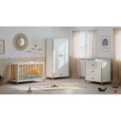 Prüfen Oceane Evolutive Bett Cannes 60 x 120 - Neige
