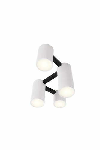 Prüfen Plafon Max Light Laxer C0228 biały 4x7W metal 64x40 cm