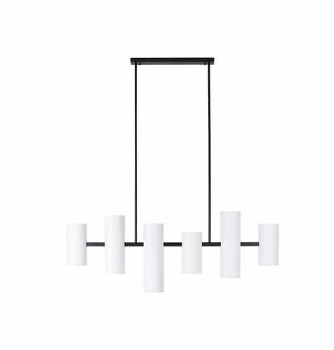 Prüfen Pendelleuchte Max Light Laxer P0504 Weiß 6-flammig Metall